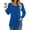 1 Blue, variant on Fantaslook Pleated Blouses for Women Dressy Casual Long Sleeve Shirts Fall Tunic Tops