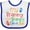White and Royal, variant on Inktastic My Grammy and Grampy Love Me Boys or Girls Baby Bib