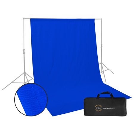 UPC: 0840014175567 | Glow Muslin Background – 6 x 9  (Chroma Blue)