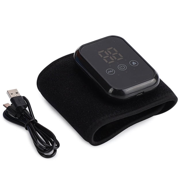 Muñequera Calefactable Eléctrica con Masajeador de Manos por Vibración y , Terapia de Compresas Calientes, Vendaje para Muñeca, Masajeador de Articulaciones de la Mano