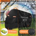 thumbnail image 2 of Funda para bicicleta ROCK TAKIN 300D Oxford impermeable y reflectante, 2 of 7