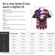 thumbnail image 5 of Balery USA Eagle with Spread Wings Camisas hawaianas de manga corta para hombre, camisas playeras de corte holgado, camisas de vacaciones con botones,Large, 5 of 7