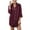 Z45Red, variant on Youmylove Women Solid Color Flannel Thickened Padded Warm Nightdress Nightgown Sleepwear Homewear Soft Dress Ladies Comfy Sleepwear Nightwear Homewear