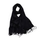 thumbnail image 2 of Minnieouse Bufanda de mujer con borla de Color puro, bufandas gruesas de moda para invierno, chal de imitación para mujer, envolturas, decoraciones de Accesorios de disfraces Negro 200*70cm Minnieouse AP012535-37, 2 of 6