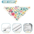 thumbnail image 6 of Dog Bandana 1 Pack,Pioneer Flower Floral Print Pattern Bandanas for Dogs,Cat Bandana,Small/ Large Dog Bandana 2 Size,Dog Bandanas, 6 of 6