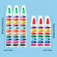 thumbnail image 3 of QJUHUNG 8/12 Colors Crayon Replaceable Core Splicing Multicolor Color Single Graffiti Building Blocks Splicing Crayon, 3 of 7