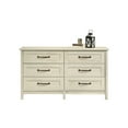 Better Homes & Gardens Modern Farmhouse 6 Drawer Dresser, Rustic White Finish