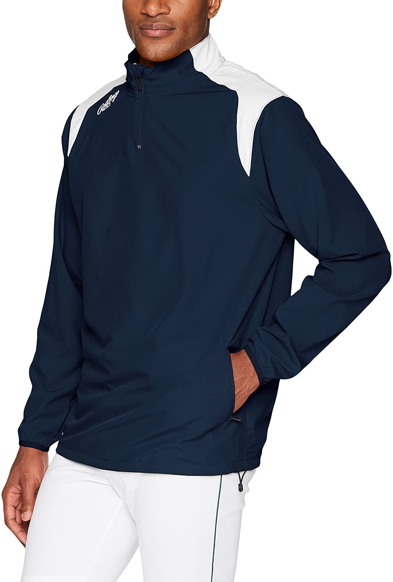 Rawlings Mens Adult Quarter Zip Long Sleeve Jacket Walmart Canada