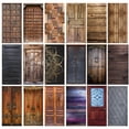thumbnail image 2 of Pegatinas de imitación de madera para puertas, pegatinas de madera retro para puertas, mural artístico autoadhesivo 3D, decoración para dormitorio, sala de estar, papel tapiz de vinilo de PVC, 2 of 5