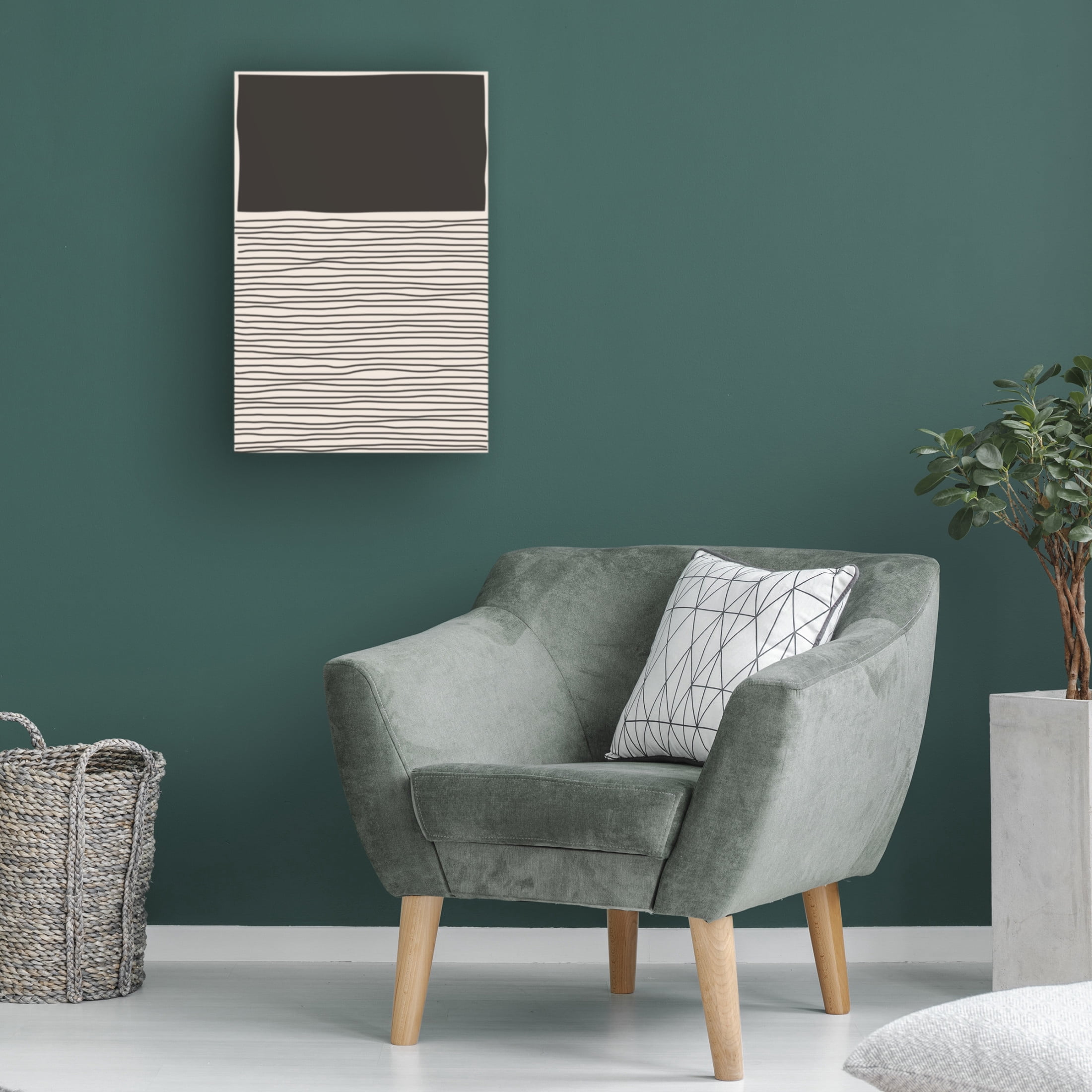 Trademark Fine Art jay stanley  Minimal Line Vibes 9 Canvas Wall Art