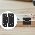 thumbnail image 6 of FRCOLOR  8 Pcs Folding Table Support Hinges Home Metal Deck Drywall Black, 6 of 8