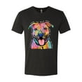 thumbnail image 3 of Dean Russo Best Dog Dog Lover Mens Premium Tri Blend T-Shirt, Vintage Black, XX-Large, 3 of 6