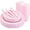 Solid Pink, variant on 150 Pieces Pink Plastic Plates Disposable - Pink Dinnerware Set Include 25 Dinner & 25 Salad Plates 25Forks 25Knives 25Spoons 25 Cups for Baby Shower/Bridal Shower