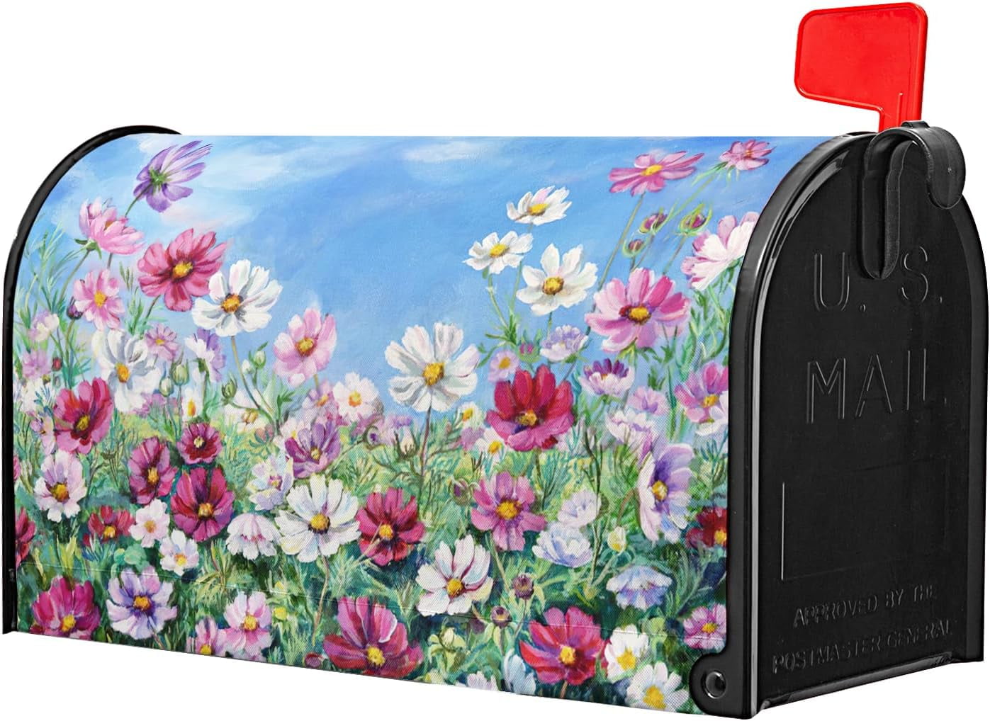 St. Patrick's Day Mailbox Cover - Oversized 25.5x21 Inch Celtic Irish Flag Design With Magnetic Attachment For Outdoor Decor