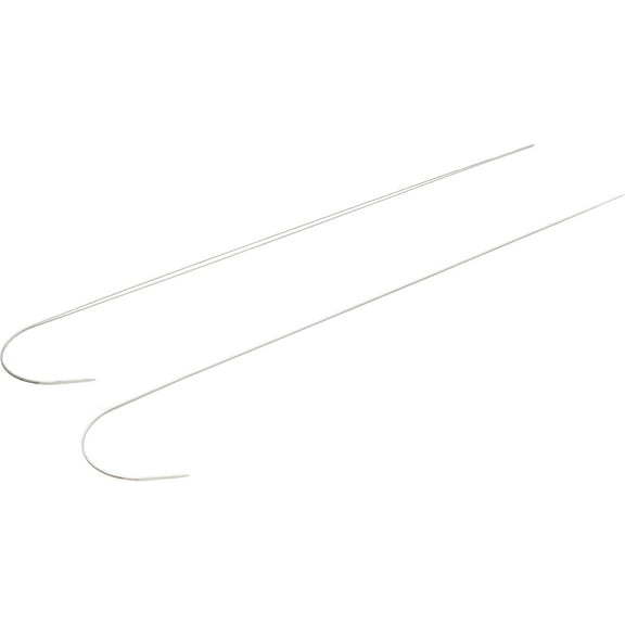 The Beadsmith Basic Elements Spin & String Needle, 4.25 inches (107.95mm), 2 pieces per pack, Quickly and Efficiently load beads onto your thread, Works best with 15/0 – 11/0 seed beads