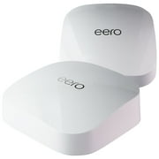 Amazon eero Pro 6E Dual-Band Mesh Wi-Fi 6 Routers (2-Pack) - White (S010001) (Used)