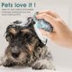 thumbnail image 5 of Brosse de bain pour chiens et chats, distributeur de shampooing et de massage en silicone pour chiens et chats à poils courts et longs (bleu en forme de patte) esquí esquí Gafas de esquí, 5 of 5