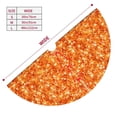 thumbnail image 3 of Sikiie Orange Glitter 30-48 inches {designName} Print Christmas Tree Skirt Snowman Xmas Tree Skirt with Edge Christmas Decorations for Holiday Party48", 3 of 7
