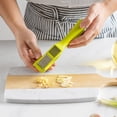 thumbnail image 7 of Effortless 2-in-1 Garlic Press & Slicer - Heavy Duty Stainless Steel, Non-Slip Handle, Dishwasher Safe Kitchen Tool for Fresh Garlic Paste & Uniform Slices Black, 7 of 7