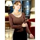thumbnail image 4 of Sueter Ligero Dama Blusa Manga Larga Mujer Sueteres Sweaters UNITALLA, 4 of 5