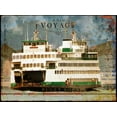 thumbnail image 2 of Lloyd, Sandy 24x19 Black Ornate Wood Framed with Double Matting Museum Art Print Titled - Voyage to Puget Sound, 2 of 4