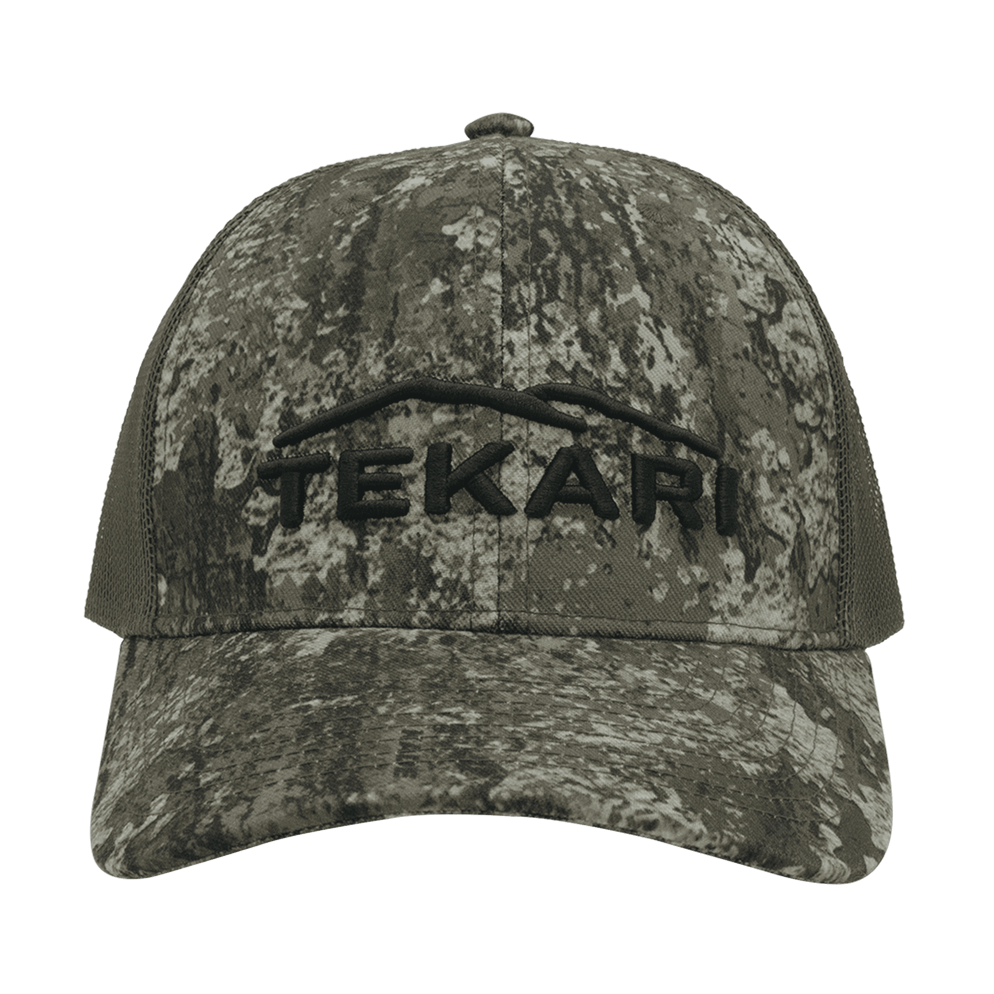 6 Panel Mesh Back Curved Bill Kade Camo, OSFM