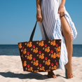 thumbnail image 6 of Xecao Cute Squirrel for versatile beach bag for women includes zipper pockets and waterproof material, ideal for vacations and adventures., 6 of 7