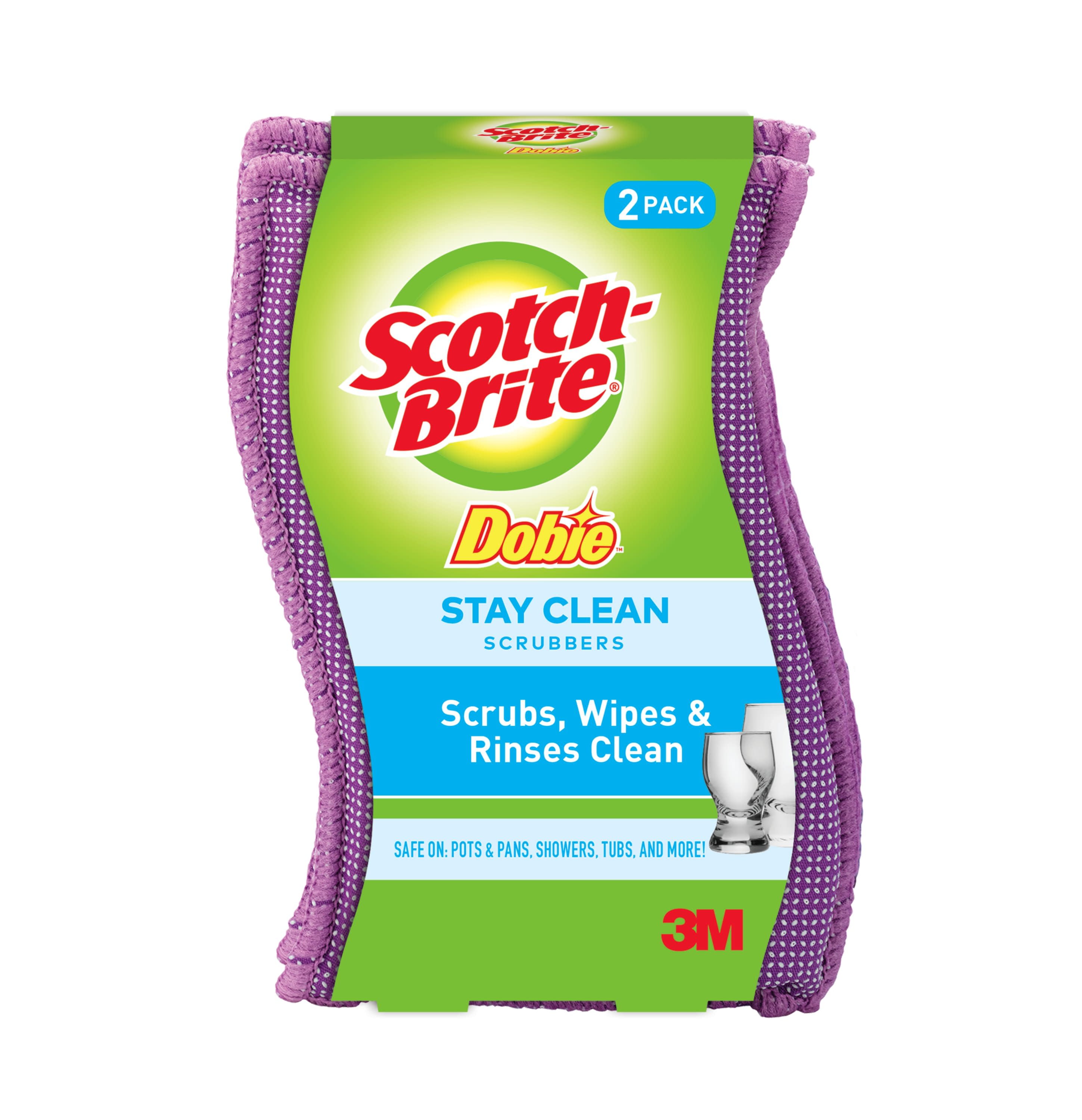 4.3 in x 2.6 in x 0.5 in Scotch-Brite® Dobie™ All Purpose Cleaning Pad 720 