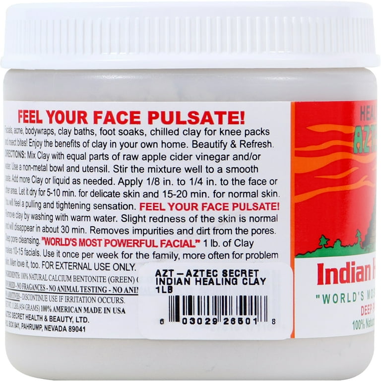 Aztec Secret Indian Healing Clay Facial Treatment 16 Ounce