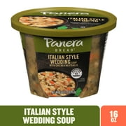 Panera Bread Ready-to-Heat Italian Style Wedding Soup with Chicken Meatballs, 16 oz Soup Cup (Refrigerated)