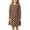 w93# Brown59, variant on Girls Polka Dot Dresses Casual Classic Cozy Round Neck Long Sleeve Knee Length High Waist Comfortable Stylish Fall Dresses,Brown,6-7 Years