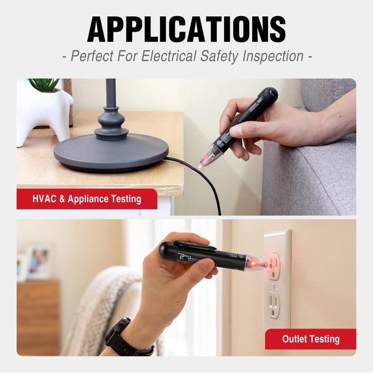Non-Contact Voltage Detector Pen with LED and Audible Alert photo 4