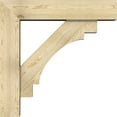 thumbnail image 3 of Ekena Millwork 8"W x 36"D x 36"H Merced Block Rough Sawn Bracket w/ Offset Brace, Douglas Fir, 3 of 25
