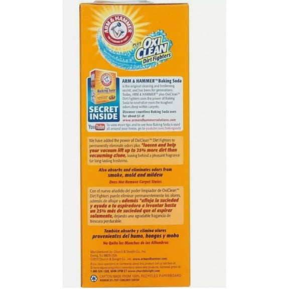 Extra Strength Carpet & Room Odor Eliminator Powder | 42.6 oz | Eliminates Tough Pet, Smoke & Food Odors | Baking Soda Formula