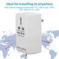 thumbnail image 1 of OUSITAID 100W 110V/120V To 220V/240V Step-Up&Down Voltage Converter Transformer (CN  Plug) Voltage Converter  Power Converter, 1 of 8