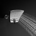 thumbnail image 3 of PULSE ShowerSpas 2056-CH PowerShot Air-Infused Curved 3-Pattern Showerhead, 8", Polished Chrome Finish, 3 of 3