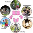 thumbnail image 5 of Juego de equipo de protección rodilleras, coderas, muñequeras, juego de almohadillas de seguridad 3 en 1 para niños, equipo de protección de 6 uds., 5 of 5