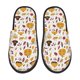 thumbnail image 1 of Fotbe Thanksgiving Pantuflas Peludas para Mujer con Estampado, Zapatillas de Peluche, Zapatos de Invierno para Casa, Uso Interior y Exterior-Medium, 1 of 8