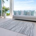 thumbnail image 6 of Addison Rugs Chantille Indoor/Outdoor Transitional Stripes Gray Washable Rectangle Rug, 5' x 7'6", 6 of 6