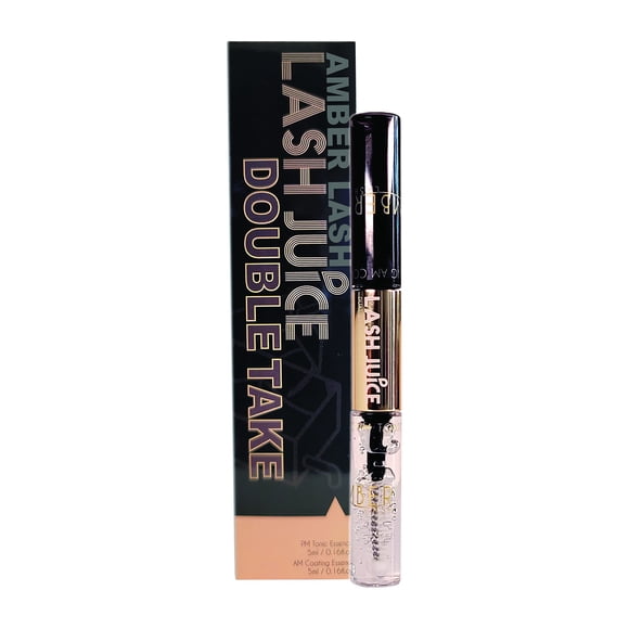 Lash Juice de Amber Lash Esencia de revestimiento y sellador 3 en 1 para pestañas con extensiones o elevación permanente Protege y nutre para promover pestañas saludables 10 ml / 0,34 fl oz en total (