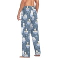 thumbnail image 6 of Christmas Santa Claus Tree Pajama Pants Mens Lounge Pants Straight-Fit Men Pajama Bottoms with Drawstring Pockets, 6 of 7