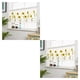 thumbnail image 4 of Cortinas de girasol bordadas Wosthever decoración de sala de estar 0.8x0.5m 2piezas CBP432980, 4 of 5