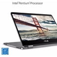 thumbnail image 5 of Asus Vivobook Flip 14 2020 Latest 2-in-1 Laptop I 14" HD Touchscreen I Intel Pentium Silver Quad-Core N5000 I 4GB DDR4 128GB eMMC I USB-C HDMI WIFI Win 10, 5 of 6
