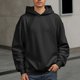 thumbnail image 1 of MHFRRA Sudadera Básica para Hombre, Sudadera Holgada con Capucha, Chaqueta para Hombre, Tops Negro, 1 of 4