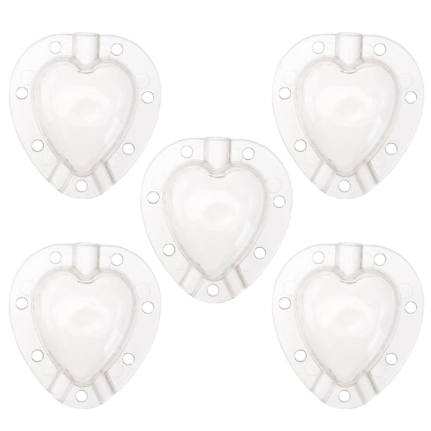 5pcs diseño de corazón fruta molde de fruta jardín fruta verdura moldeado moldes