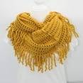thumbnail image 4 of Infinity Fringe Scarf, Colorful Fringed Unisex Scarf, Soft Winter - Scarf For Women Warm Lightweight Chunky Scarf, 4 of 4