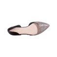 thumbnail image 2 of Womens Nine West Starship D'Orsay Ballet Flats, Black White/Black, 2 of 5