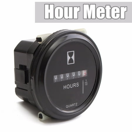 2inch Round Quartz Hour Meter Hourmeter For Car Boat Lawn Trucks 2inch Round Quartz Hour Meter Hourmeter For Car Boat Lawn Trucks Tractor