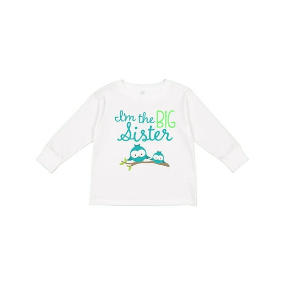 Inktastic I'm the Big Sister Girls Long Sleeve Toddler T-Shirt