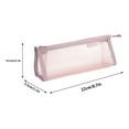 thumbnail image 6 of hengsof Exam Portable Pencil Case Transparent Mesh Bag Three-dimensional Large-capacity Pencil Case Nylon Mesh Stationery Storage Bag, 6 of 7